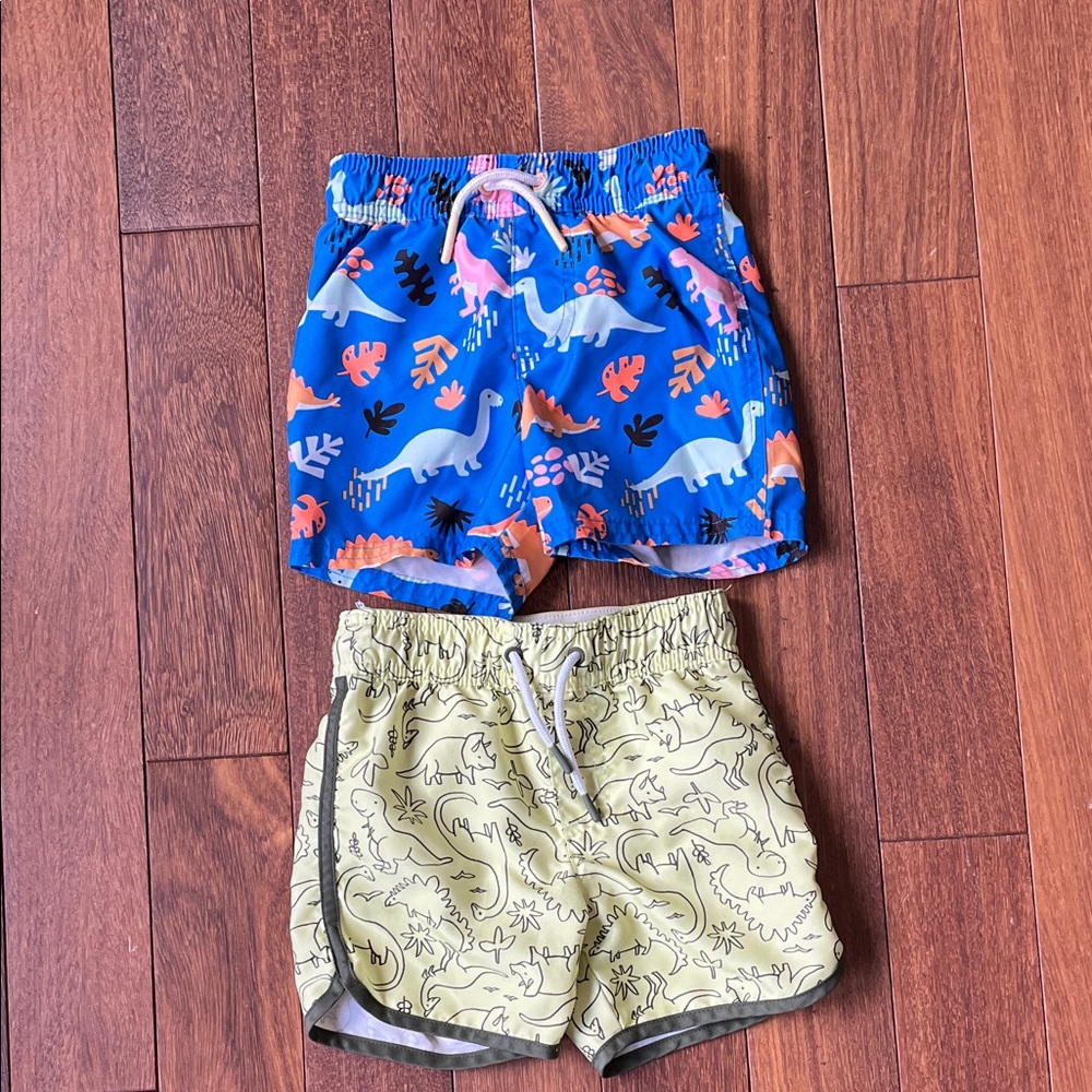 Cat and Jack Kids Swim Shorts Set, lot of 2